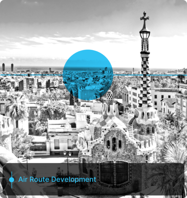 Desarrollo de rutas aéreas intercontinentales en Barcelona
